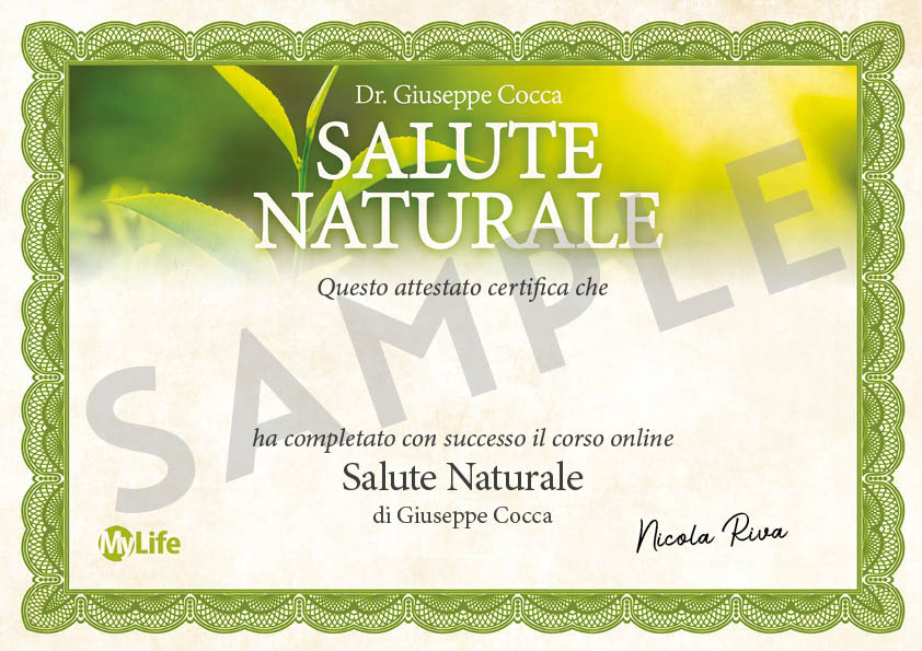 Certificato PDF - Salute Naturale